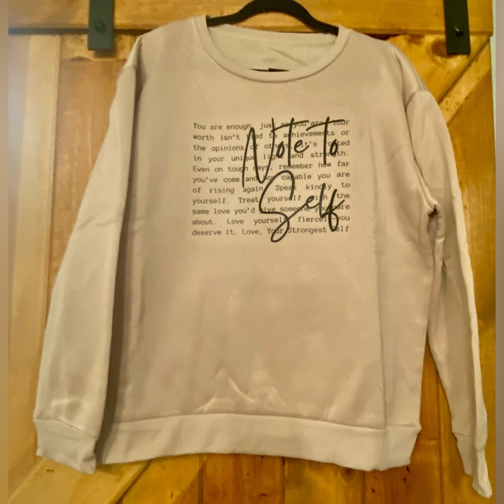 Women’s Beige Sweatshirt